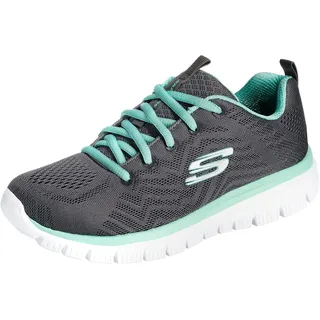 SKECHERS Graceful - Get Connected charcoal/green 35