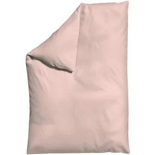 Schlafgut Bettdeckenbezug , Hellrosa , Textil , Uni , 135-140x200 cm , Textiles Vertrauen - Oeko-Tex®, AZO-frei, Bsci, Oeko-Tex® Standard 100, Oeko-Tex® Made IN Green , pflegeleicht, atmungsaktiv, bügelleicht, schadstoffgeprüft, weiche und anschmiegsame Oberfläche, bio , Heimtextilien, Bettwäsche & Leintücher, Bettwäsche, Jersey-Bettwäsche