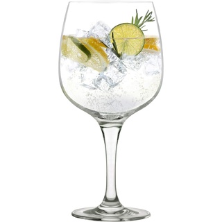 Stölzle Lausitz Gin Tonic Gläser-Set 755ml I 6er Set Cocktail-Gläser aus bleifreiem Kristallglas I Große Ballon-Gläser 6 Stück stoßfest I Highball Gläser hochwertig & spülmaschinenfest