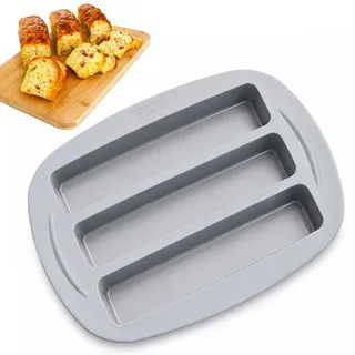 AKENZ - Kastenform Silikon-Rechteckform für Mini-Kuchen für Aperitifs, Gebäck und Kuchen - Kompatibel mit der verbesserten Cake Factory