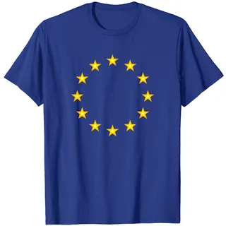 Europa Symbol EU Flagge Fahne Sterne Europäische Union Logo T-Shirt