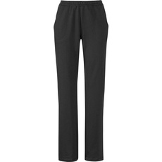 Joy Sportswear Jogginghose SELENA für Damen - 100% Baumwolle und weiches Stretch-Material | Bequeme Freizeithose mit zwei Eingriffstaschen | Loose fit & gerades Bein Kurzgröße, 21, black