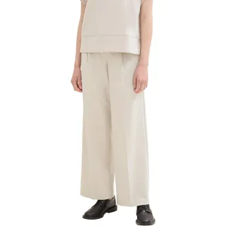 TOM TAILOR Damen Lea Straight Fit Hose,12365 - Dusty Beige, 42/30