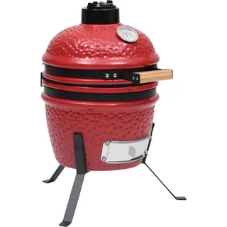 "2024"Modernen 2-in-1 Kamado-Grill Smoker Keramik 56 cm Rot Design Gasgrills 7962390 - Rot