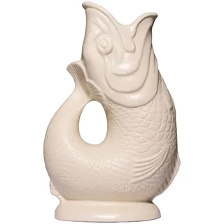 Gluckigluck Karaffe mit „Gluck-Gluck“-Geräusch 27,5/17/9,5 cm , Sandfarben , Keramik , Tiere , 1.2 L , Organisch , handgemacht , Geschirr, Kannen & Karaffen, Wasserkaraffen & Krüge