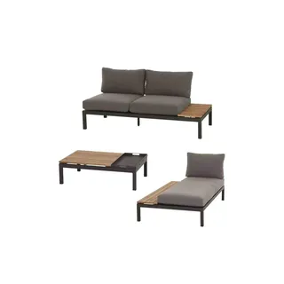 Siena Garden Alvida Set 3-tlg. Grau
