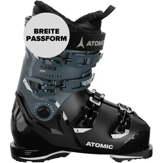 Atomic HAWX Magna 85W GW Skischuhe - Größe 23/23.5 - Alpin-Skischuh für Damen in Black/Storm/Ivory - 102mm breite Passform - Stabile Prolite Konstruktion - Memory Fit für präzisen Sitz