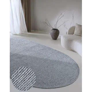 Villeroy & Boch Wollteppich Francois oval, Läufer, handgewebt, & Natürlich - Boho Teppich Wolle, Wohnzimmer, Schlafzimmer,