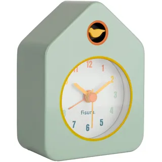 Fisura Mini-Häuschen Wecker grün
