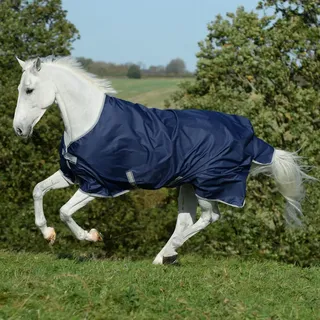 Bucas Freedom Turnout Pferdedecke 150g 165 cm Navy/Silber