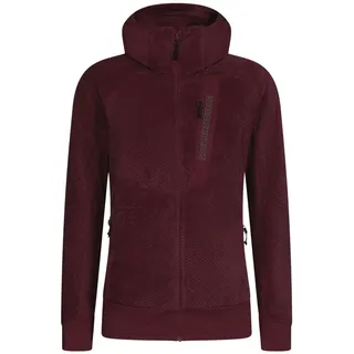 Rock Experience Blizzard Tech Hoodie FZ Damen Sweater-Dunkel-Rot-M