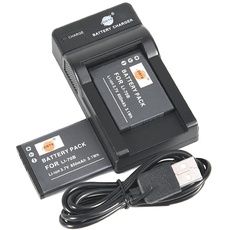 DSTE (2-Pack) Li-Ionen Batterie und Micro USB Ladegerät Anzug kompatibel mit Olympus LI-70B D-700 D-705 D-710 D-715 D-745 FE-5040 VG-110 VG-120 VG-130 VG-160 X-940 X-990 Kamera