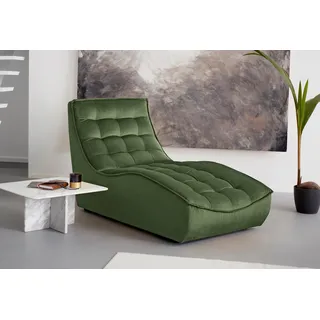 CALIA ITALIA Chaiselongue »Banjo, Designsofa, erstklassiger Sitzkomfort, als Einzelelement« oder als Modulsofa mit den passenden Erweiterungselementen stellbar, grün