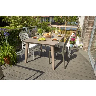Keter Lima Cappuccino Gartentisch 160 cm - Braun