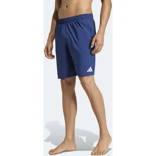 Badeshorts ADIDAS PERFORMANCE "8 ZOLL", Herren, Gr. M, N-Gr, dunkelblau, weiß, Obermaterial: 100% Polyester, Badehosen Badeshorts