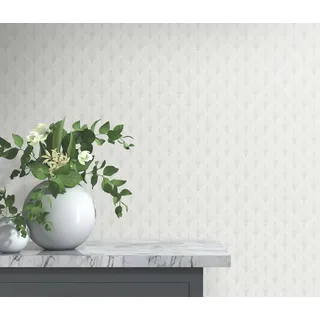 Vliestapete ERISMANN "Vliestapete ANTOINETTE", silber, B:0,53m H:0,09m L:10,05m, Vlies, Tapeten, Vliestapete, Phthalate frei