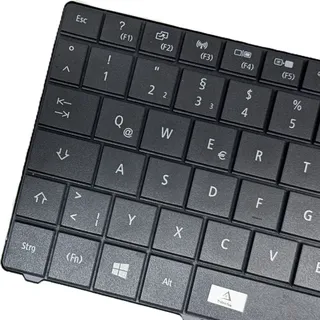 DE - Schwarz Tastatur Keyboard version 1 kompatibel für Acer Aspire 8940, 8940G - Schwarz