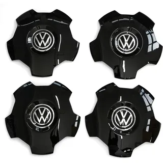 Volkswagen 1T3071214AX1 Radzierblende (4 Stück) Radkappe, schwarz *** für 20 Zoll Felge Stockton ***