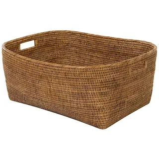 Kouboo 1060132 Aufbewahrungskorb, Rattan, Honigbraun, Large