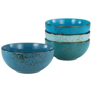 CreaTable Creatable, Nature Collection Buddhabowl, Bowl-Set 4-teilig Aqua