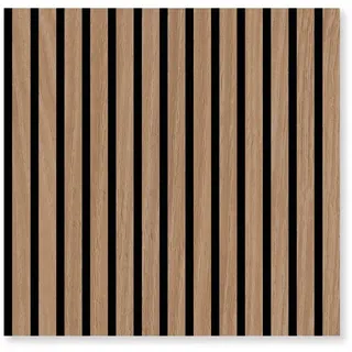 JANGAL Wandpaneel Jangal Eichefarben 2 St. 52 x 52 x 5 cm
