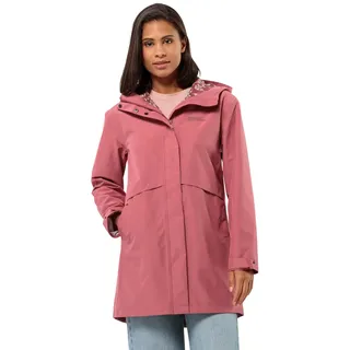 Jack Wolfskin Damen Cape West Coat W Mantel, Soft pink, 32