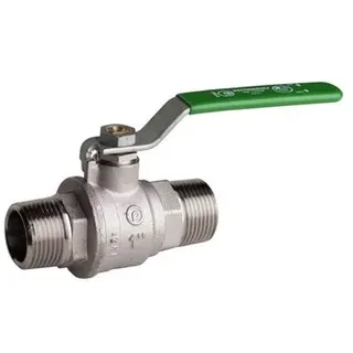 Pettinaroli M x m heavyduty fullway ball valve green steel lever tea t