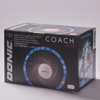 Donic Schildkröt Donic Tischtennisbälle "Coach P40+ - 120 Stück,weiß,
