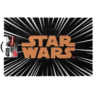 Grupo Erik Star Wars Logo - Schmutzfangmatte 40x60 cm - Krieg der Sterne Fussmatte Lustig - Türmatte Innen Star Wars Geschenke