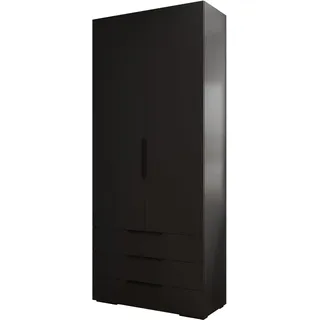 MEBLE KRYSPOL Inova 1 2D3SZ, 236,7x100x47cm - Schwarz, Schwarz