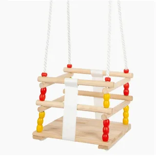 Small Foot Company Kleinkindschaukel aus Holz Natur