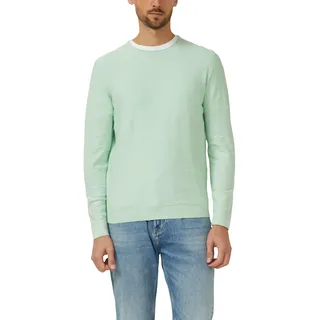 s.Oliver Strickpullover mit Flammgarnstruktur und Rollkante
