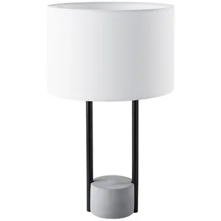 Beliani Tischleuchte Remus 36/36/60 cm , Holz , E27 , 36x60x36 cm , Lampen & Leuchten, Innenbeleuchtung, Tischlampen