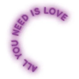LED Signs All You Need IS Love 80 Lifestyle Purple