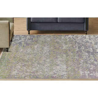 Kayoom Milan 325 Kurzflorteppich 80 x 150 cm Grün