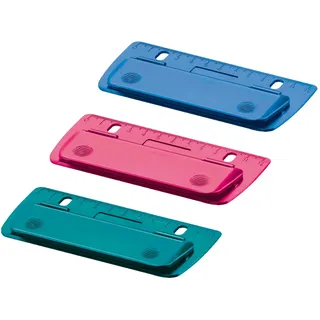 Herlitz Mini-Taschenlocher zum Einheften und für unterwegs (farbig sortiert)