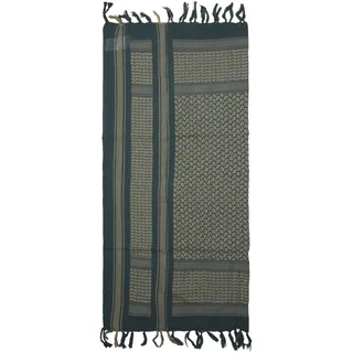 Brandit Textil Brandit Shemag Scarf, Petrol-Khaki, 110x110