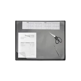 office discount Schreibtischunterlage schwarz Kunststoff 63,0 x 50,0 cm, 1 St.