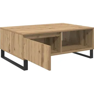 vidaXL Couchtisch Artisan-Eiche 90 x 60 x 35 cm Holzwerkstoff - Braun