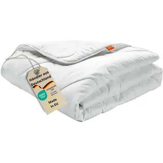 sleepling Winter Bettdecke 155x200 cm, warme Winterdecke | Warm, Made in EU, OEKO-Tex 100, Waschbar 60 Grad, Winterbettdecke 155 x 200, 100% feine Mikrofaser, Basic 100