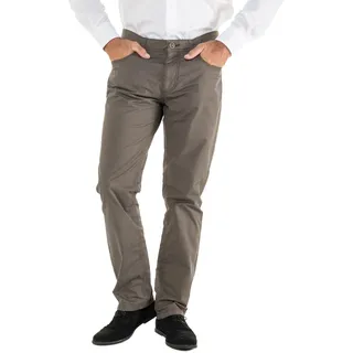 JP 1880 Herren große Größen Übergrößen Menswear L-8XL 5-Pocket Hose, elastischer Innenbund, Regular Fit, Reine Baumwolle dunkel Oliv 32 717157120-32