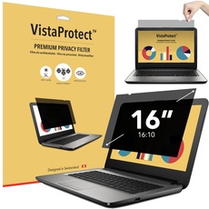 VistaProtect – Premium Blickschutzfilter & Anti-Blaulichtfilter, Privacy Filter Anti Blue Light Blickschutzfolie für Laptops & Notebooks (16′′ Zoll - 16:10)