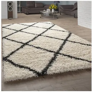 Paco Home »Kalmar 441« rechteckig 40 mm Höhe Scandi Design, Rauten Muster, weich & kuschelig, Kundenliebling,