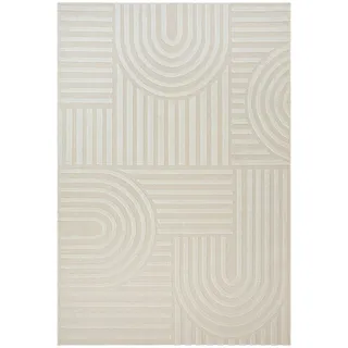 Läufer , Creme , Textil , geometrisch , rechteckig , 80x200 cm , für Fußbodenheizung geeignet, schmutzabweisend, für Hausstauballergiker geeignet, pflegeleicht , Teppiche und Böden, Teppiche, Teppichläufer, Läufer