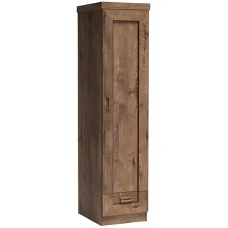 masseno Drehtürenschrank Udine 46 x 190 x 57 cm Braun