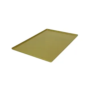 SCHNEIDER Ausstell-/Thekenbleche, gold, Serviertablett aus Aluminium, eloxiert, Maße: 400 x 600 x 10 mm