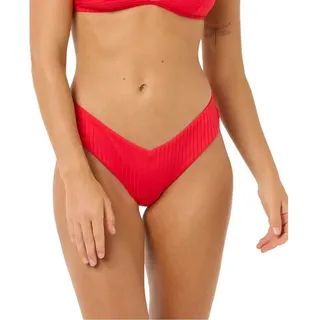 Rip Curl Premium Surf Skimpy Hipster Bikini-höschen - Hibiscus Red - XL