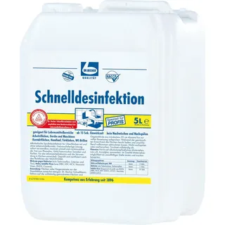Dr. Becher Schnelldesinfektionsmittel Desinfektionslösung 5 l