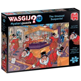 JUMBO Spiele 1119801826 Wasgij Mystery 12 The Unusual Suspects! (1000)