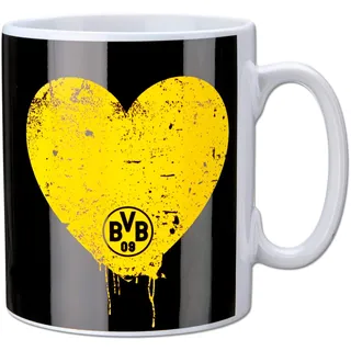 Borussia Dortmund BVB-Tasse f?r den besten Papa, 1 St?ck (1er Pack)